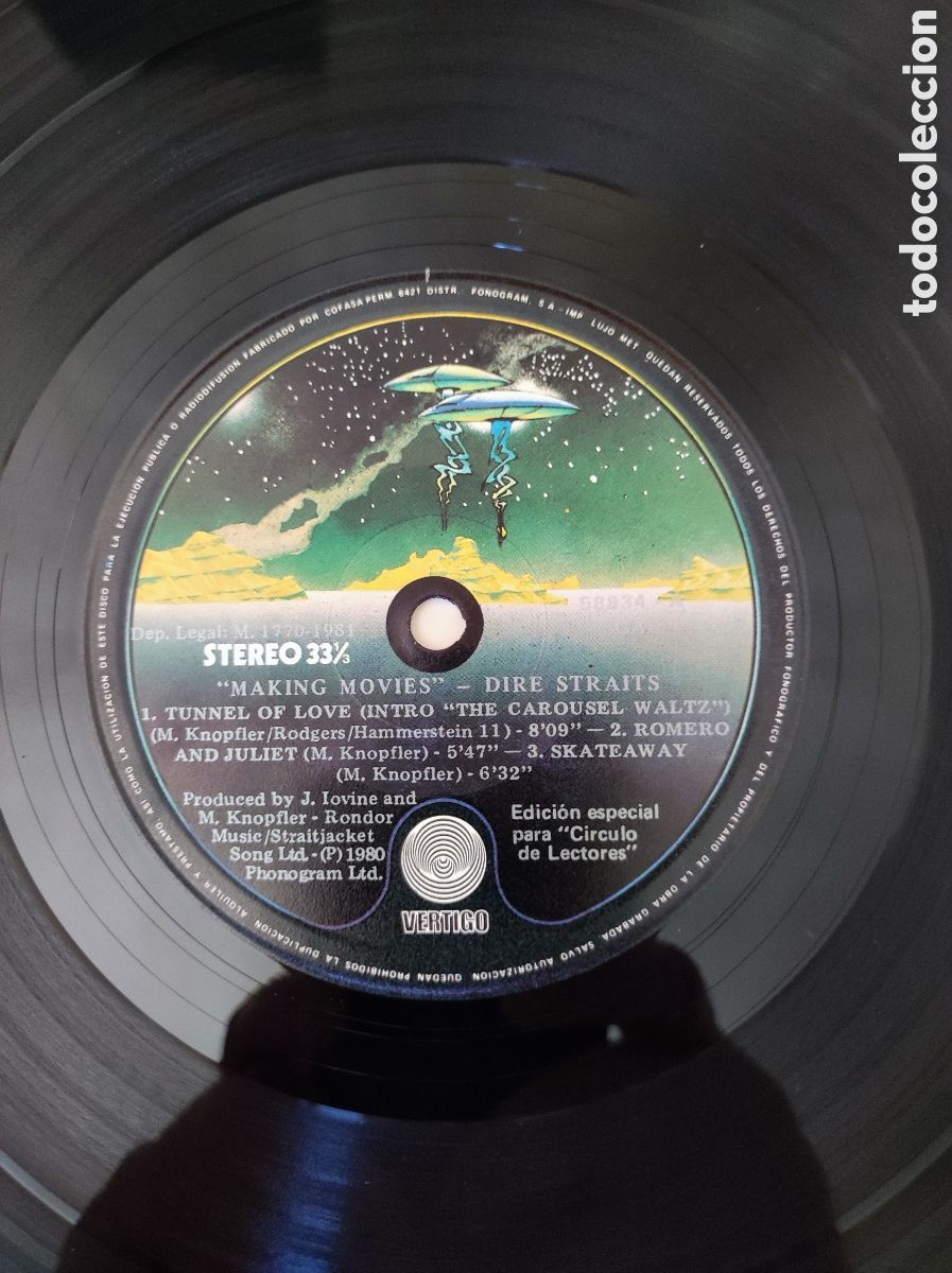 Discos de vinilo: DIRE STRAITS - MAKING MOVIES - Foto 3