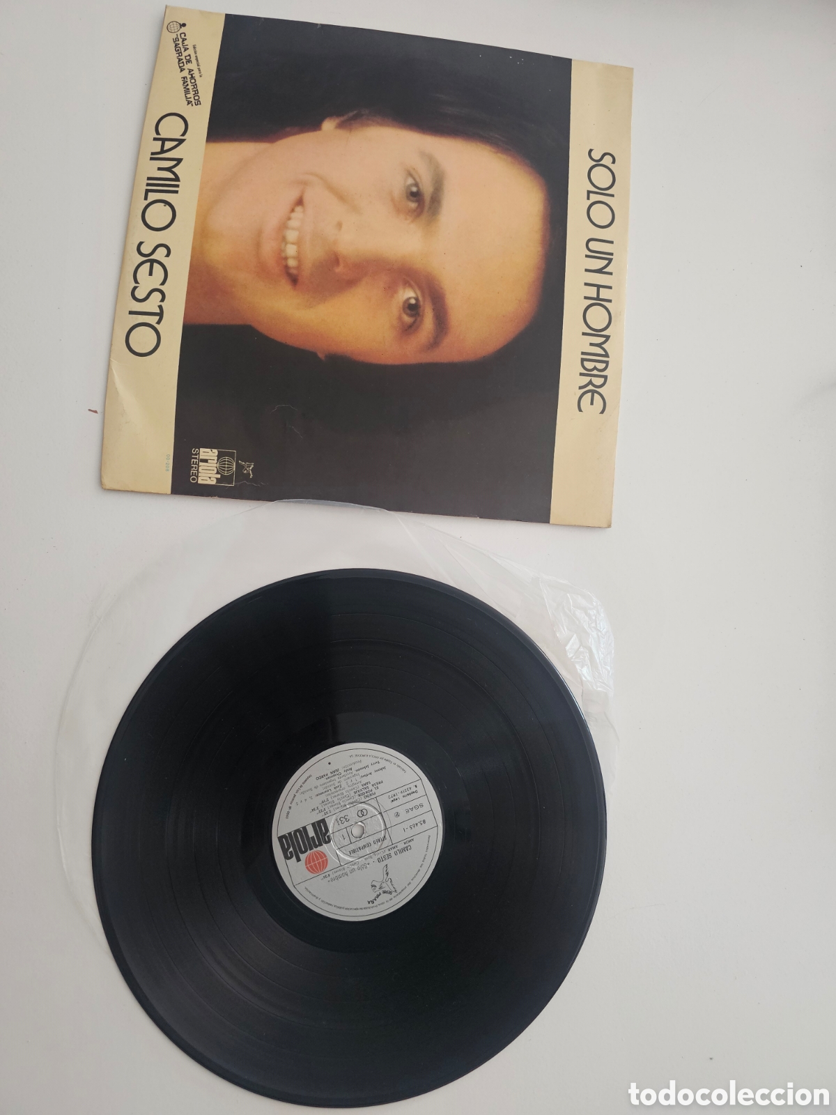 Discos de vinilo: Disco de vinilo de 33 RPM Camilo Sesto 1972 Solo un hombre