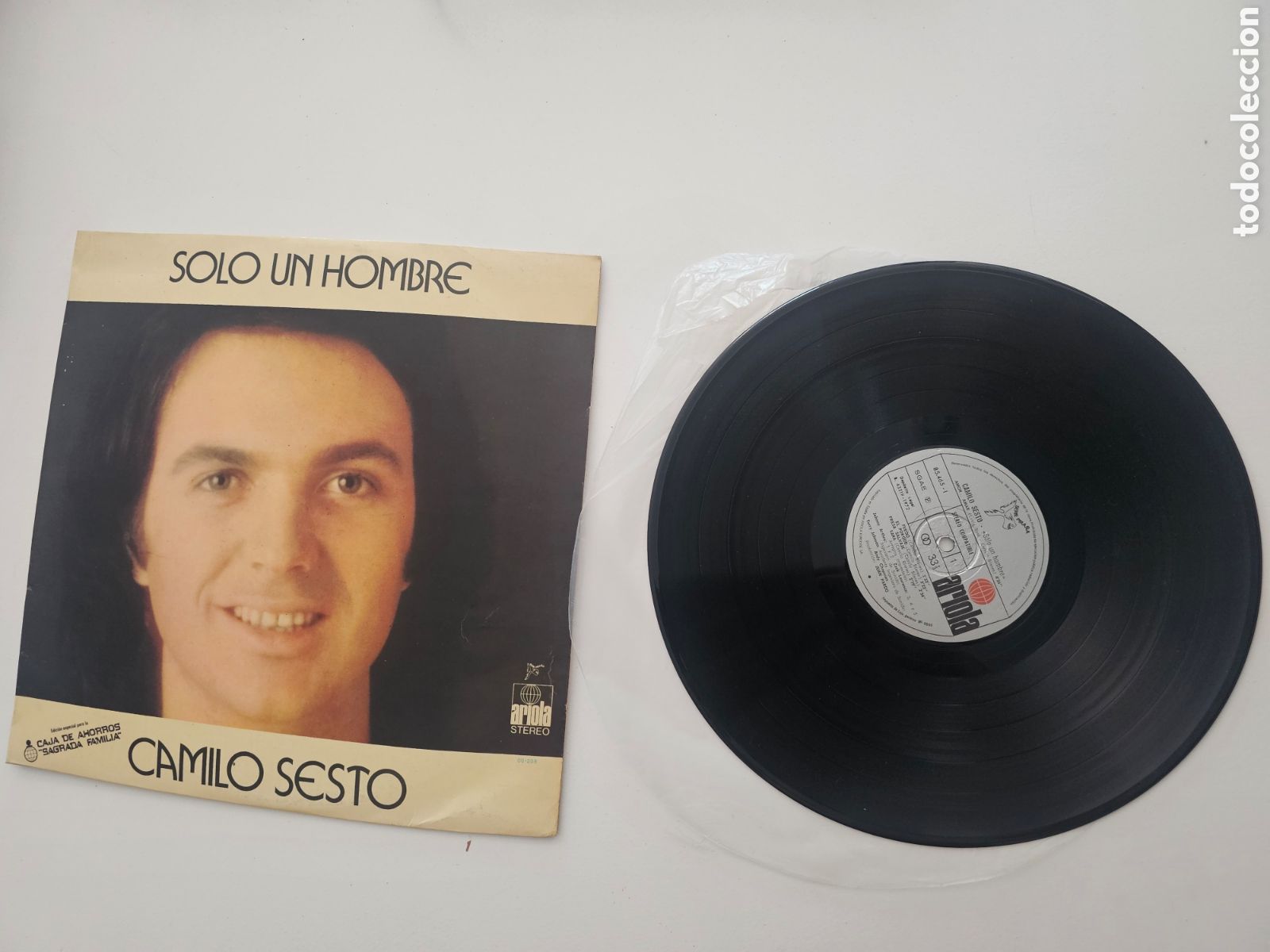 Discos de vinilo: Disco de vinilo de 33 RPM Camilo Sesto 1972 Solo un hombre