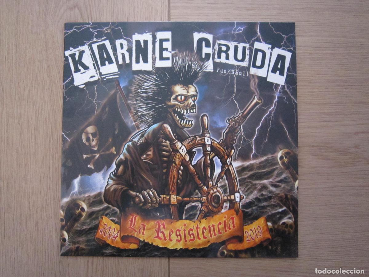 Discos de vinilo: LP - PUNK - KARNE CRUDA (LA RESISTENCIA 2004-2019) - CANTABRIA