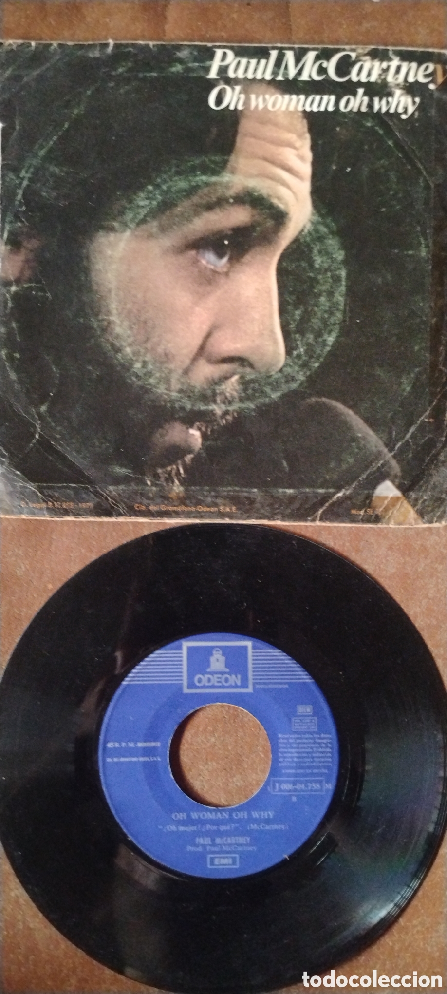 Discos de vinilo: PAUL McCARTNEY-ANOTHER DAY-SINGLE-ODEON/SPAIN-IBL - Foto 5