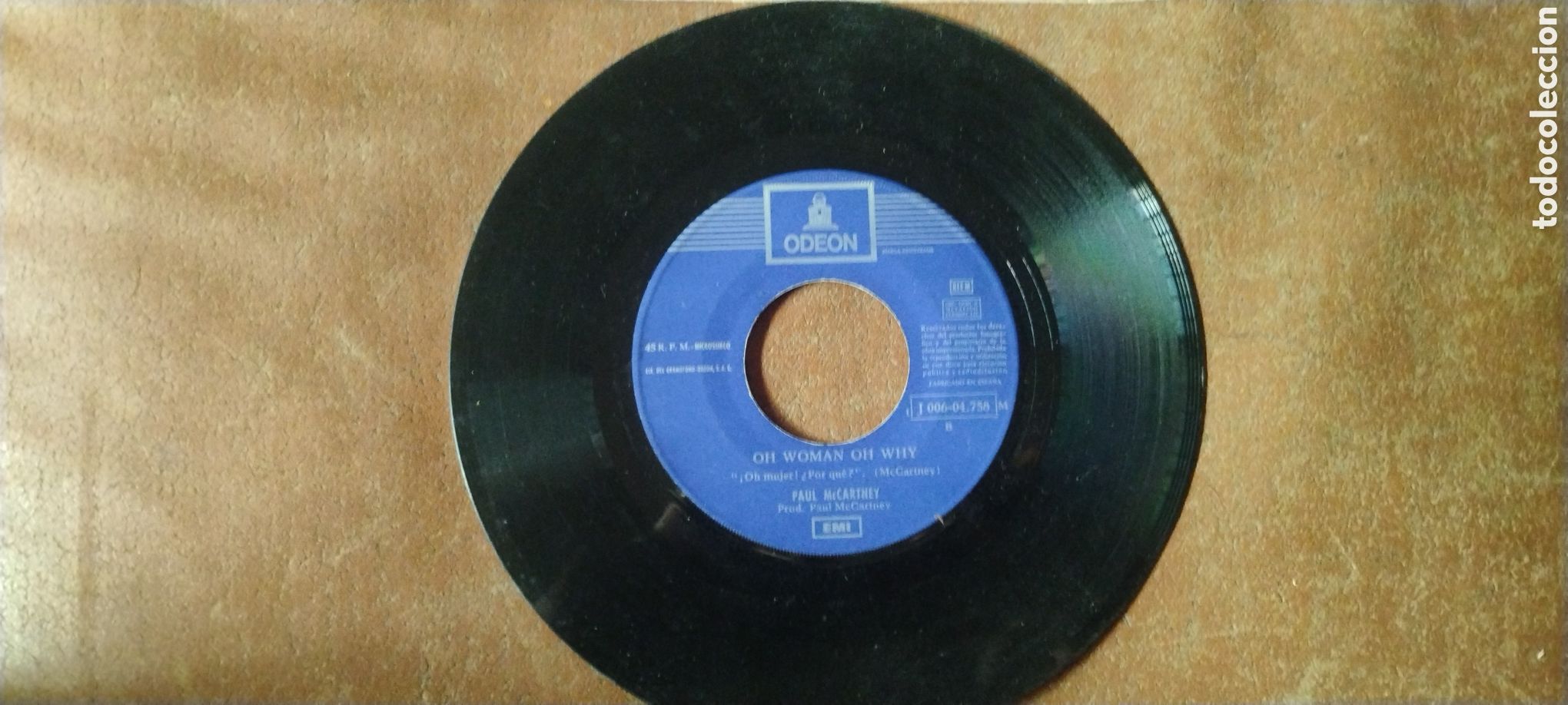 Discos de vinilo: PAUL McCARTNEY-ANOTHER DAY-SINGLE-ODEON/SPAIN-IBL - Foto 6