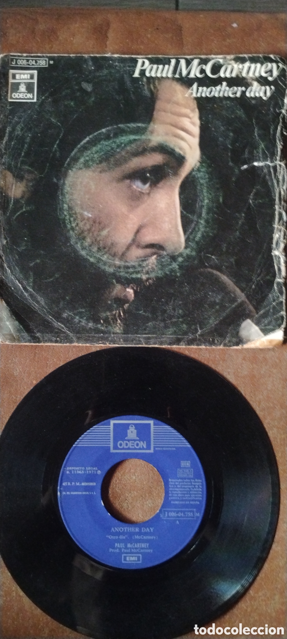 Discos de vinilo: PAUL McCARTNEY-ANOTHER DAY-SINGLE-ODEON/SPAIN-IBL - Foto 2
