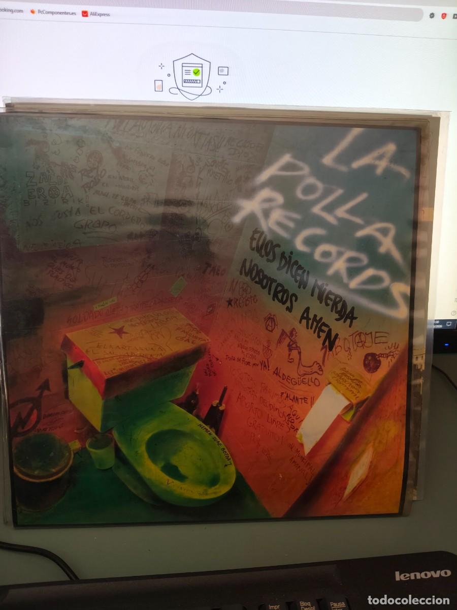 Discos de vinilo: La Polla Records. Ellos dicen mierda nosotros amen