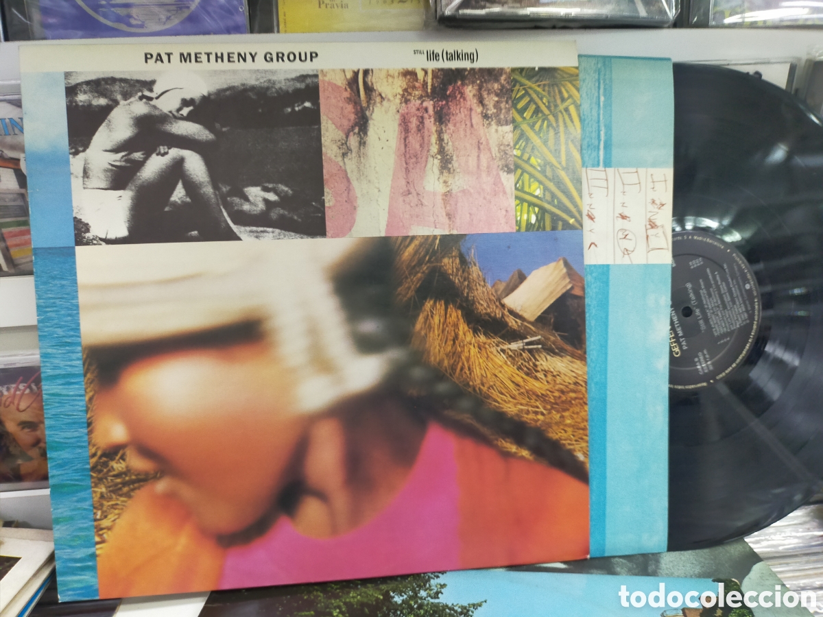 Discos de vinilo: Pat Metheny LP still Life (talking) Espa&ntilde;a 1987