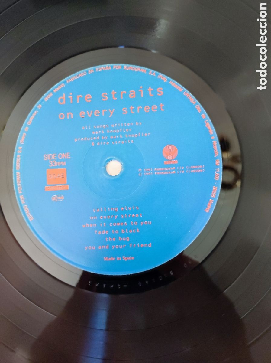 Discos de vinilo: DIRE STRAITS - ON EVERY STREET - Foto 5