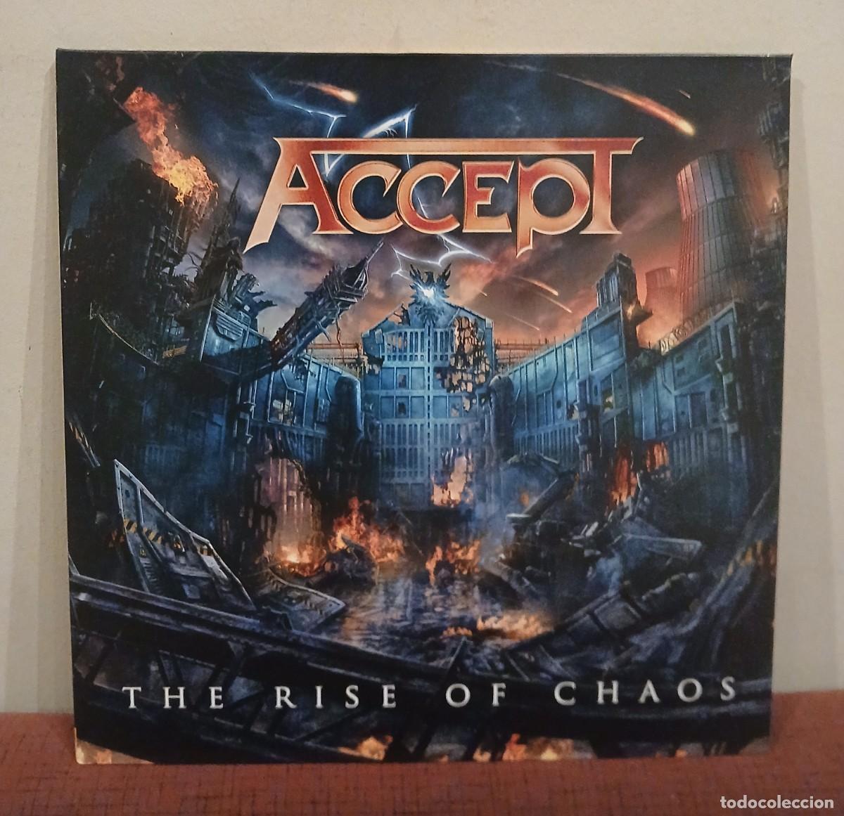 Discos de vinilo: VINILO NUEVO THE RISE OF CHAOS - DOBLE LP DE ACCEPT UNICO EN TODOCOLECCION