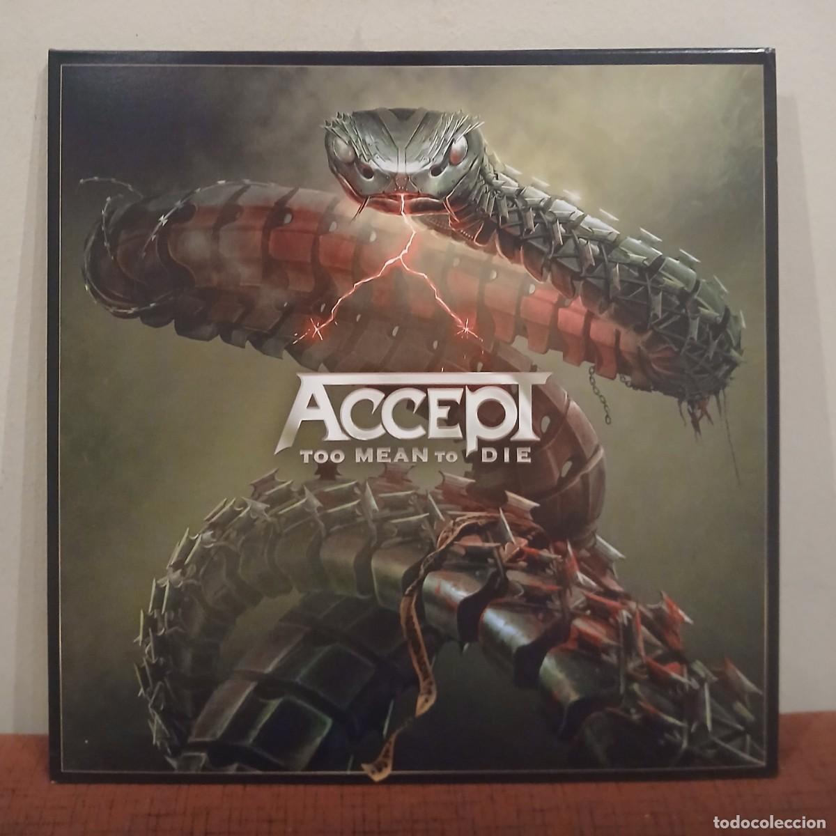 Discos de vinilo: VINILO NUEVO TOO MEAN TO DIE - DOBLE LP DE ACCEPT UNICO EN TODOCOLECCION