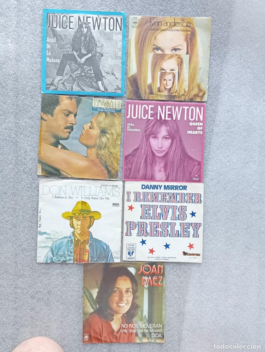 Discos de vinilo: lote de 7 singles varios artistas ver fotos