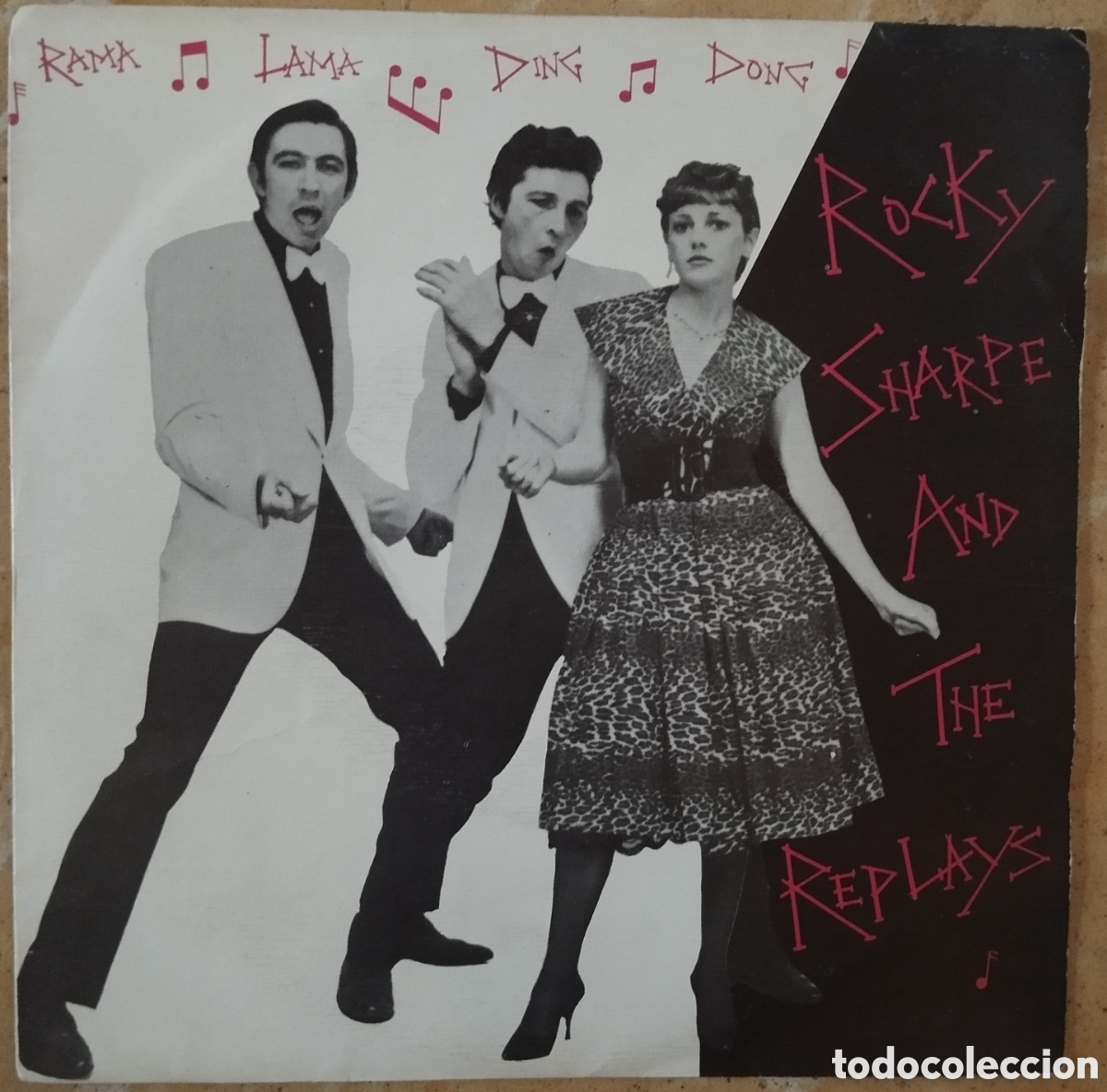 Discos de vinilo: Rocky Sharpe and the Replays - Rama Lama Ding Dong - single