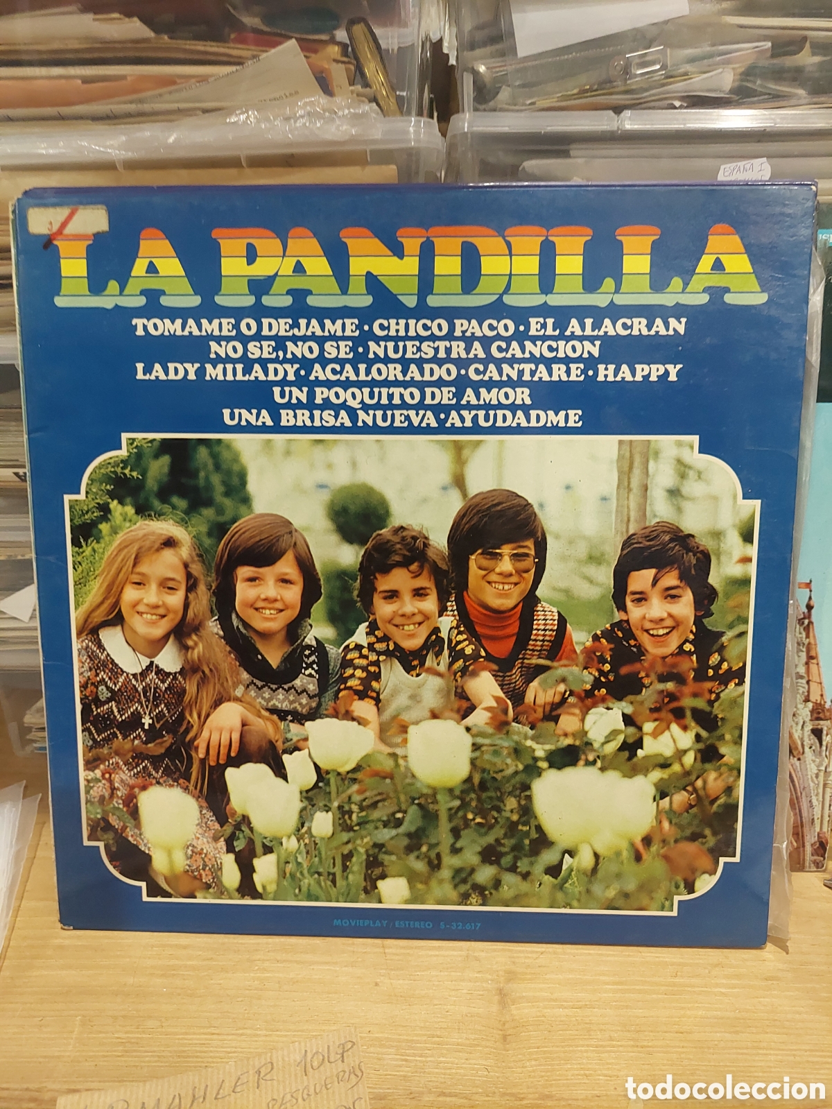 Discos de vinilo: LP LA PANDILLA 1974 el alacr&aacute;n, ay&uacute;dame, una brisa nueva