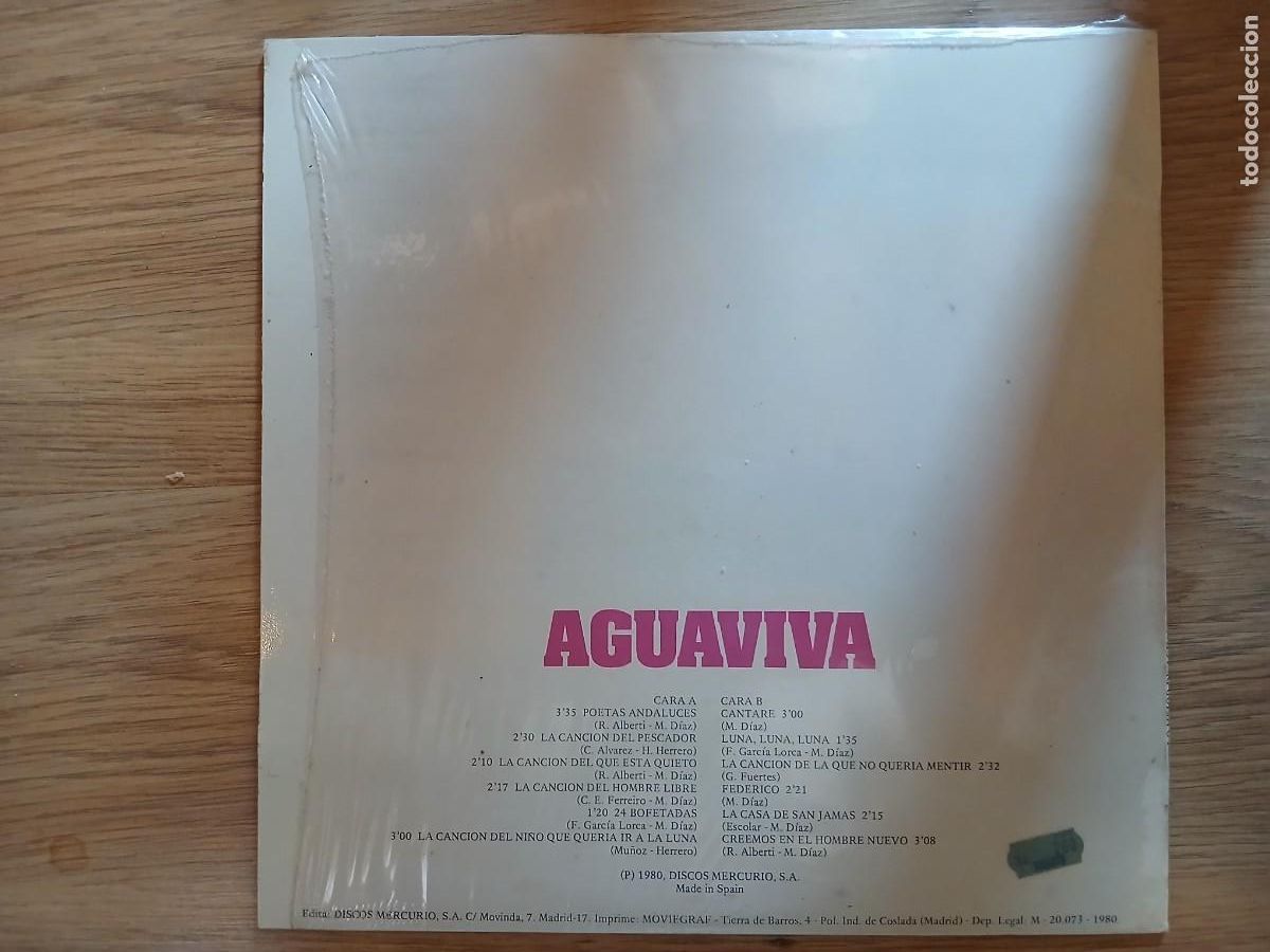Discos de vinilo: Aguaviva - Lo mejor de - Foto 2
