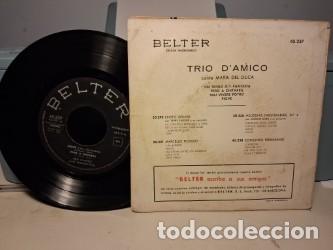 Discos de vinilo: EP TRIO D&acute;AMICO : PIOVE + 3 - Foto 2