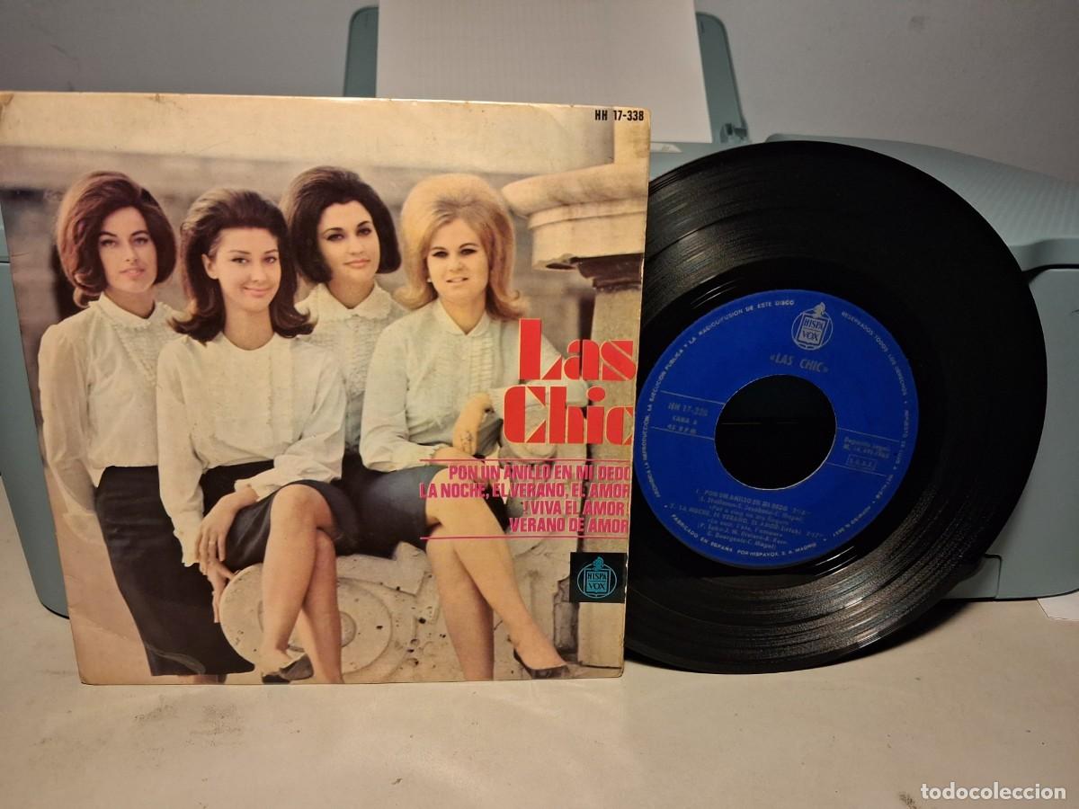 Discos de vinilo: EP LAS CHIC : PON UN ANILLO EN MI DEDO (ARREGLOS DE AUGUSTO ALGUERO)
