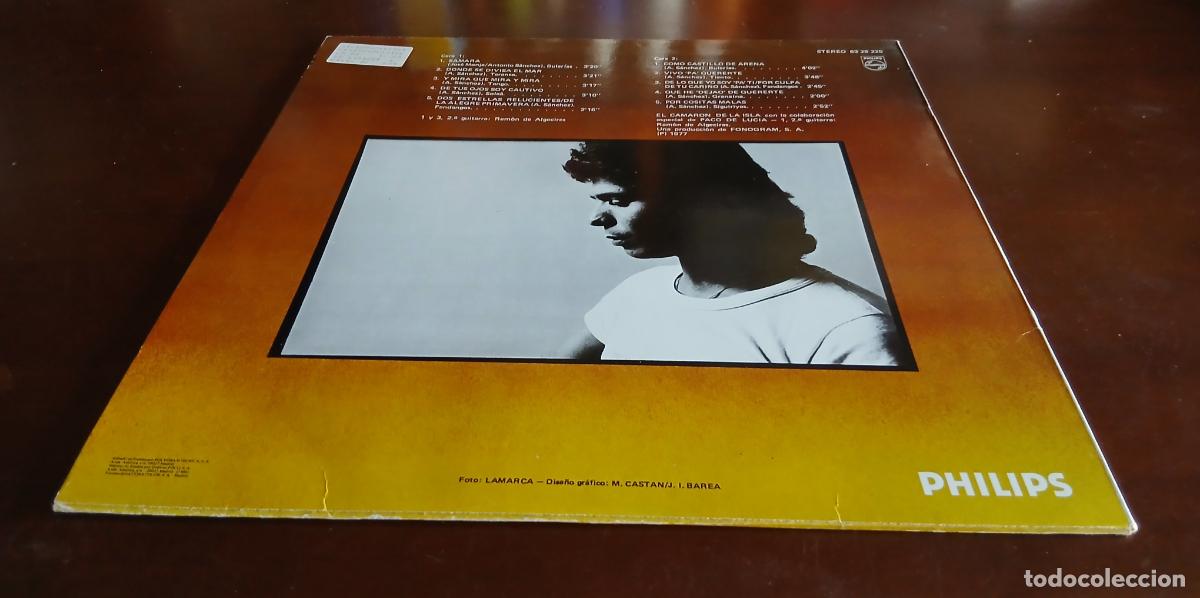 Discos de vinilo: CAMARON - CASTILLO DE ARENA - LP - 1977 - Foto 2