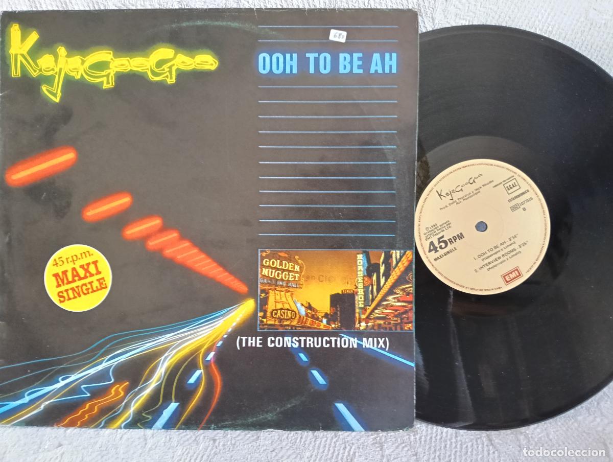 Discos de vinilo: KAJAGOOGOO Ooh To Be Ah Maxi Excelente estado.Ver titulos y dem&aacute;s informaci&oacute;n en fotos.Pedido m&iacute;nimo