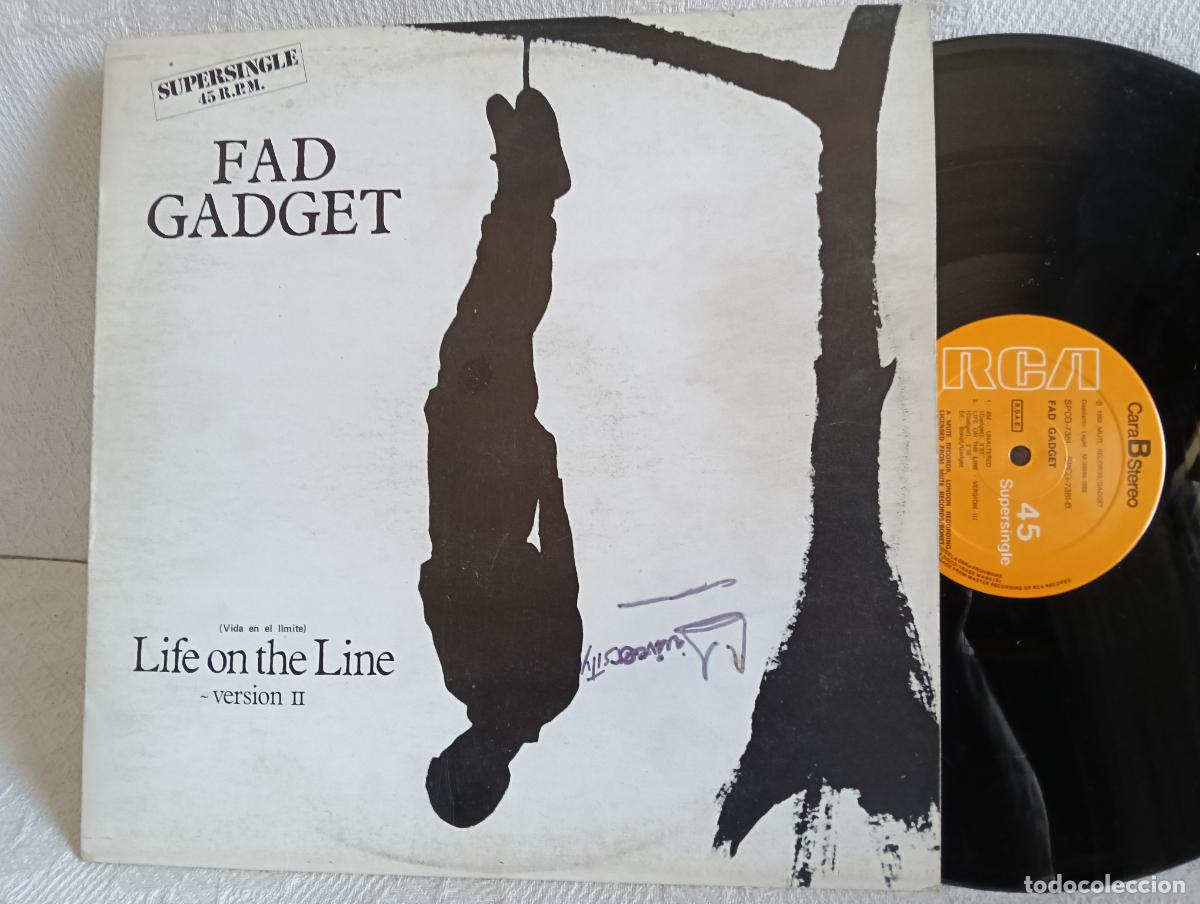 Discos de vinilo: FADGADGET Live on the line Maxi Buen estadode uso.Ver titulos y dem&aacute;s informaci&oacute;n en fotos.Pedido m&iacute;