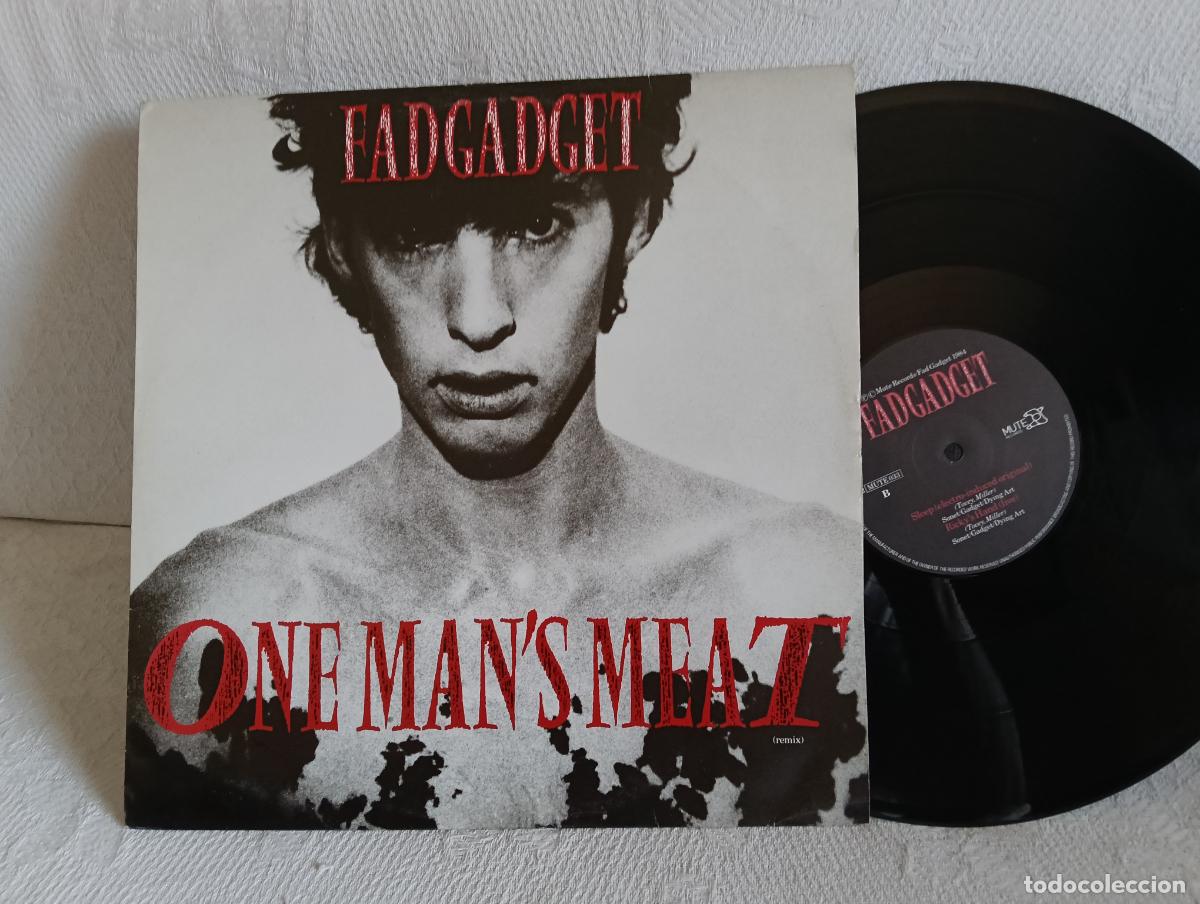 Discos de vinilo: FADGADGET One Man's Meat Maxi Import UK Excelente estado.Ver titulos y dem&aacute;s informaci&oacute;n en fotos.P
