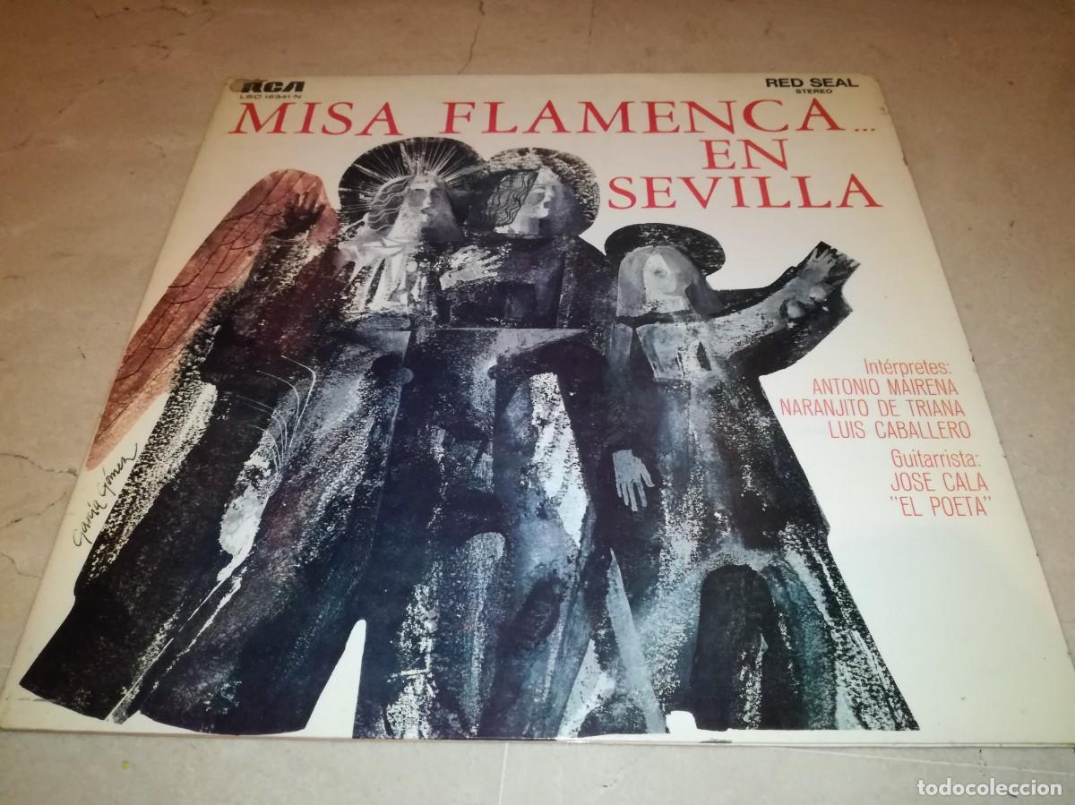 Discos de vinilo: MISA FLAMENCA EN SEVILLA-ORIGINAL 1968-ANTONIO MAIRENA, NARANJITO DE TRIANA Y LUIS CABALLERO