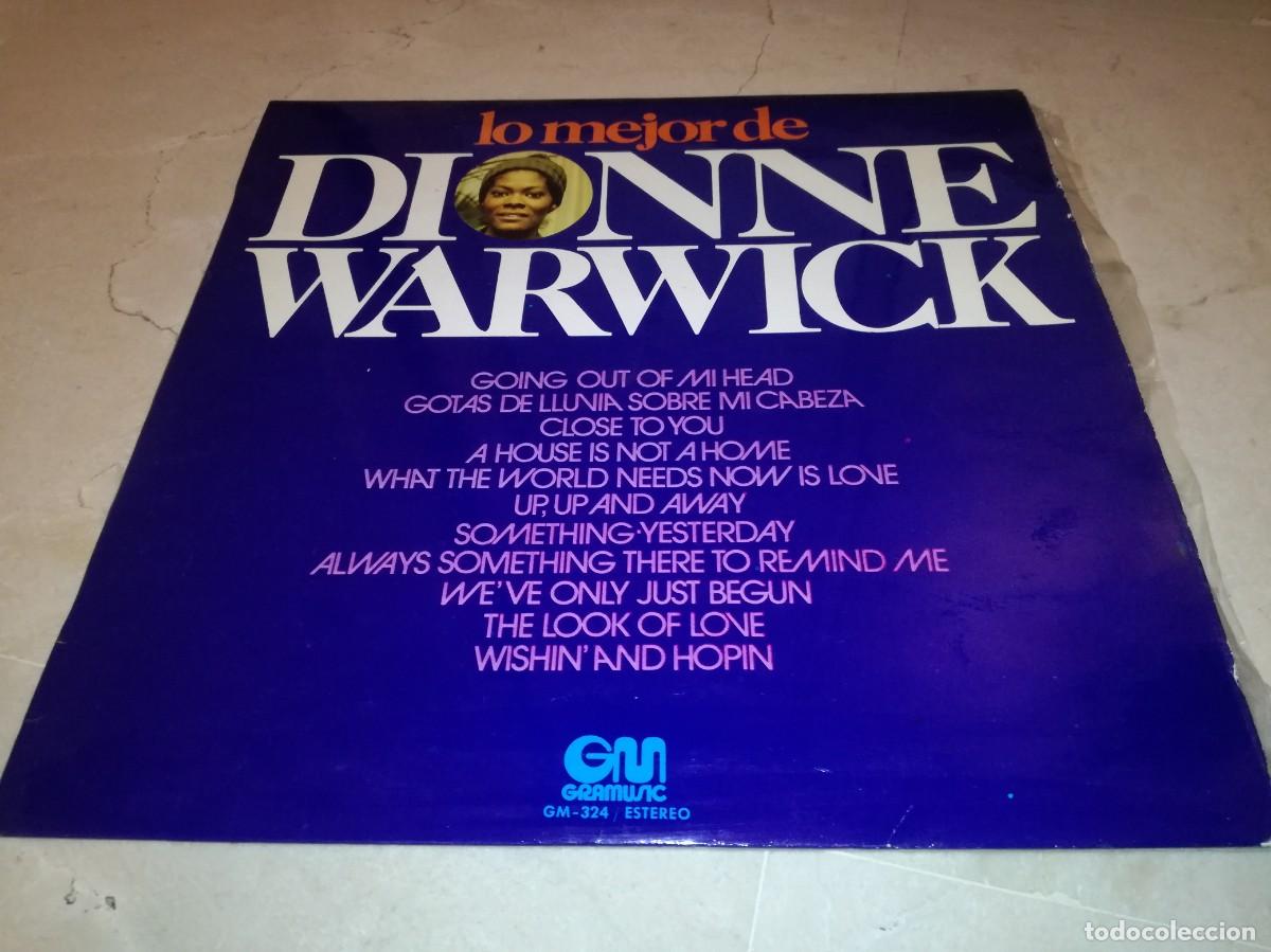 Discos de vinilo: LO MEJOR DE DIONNE WARWICK-ORIGINAL 1974