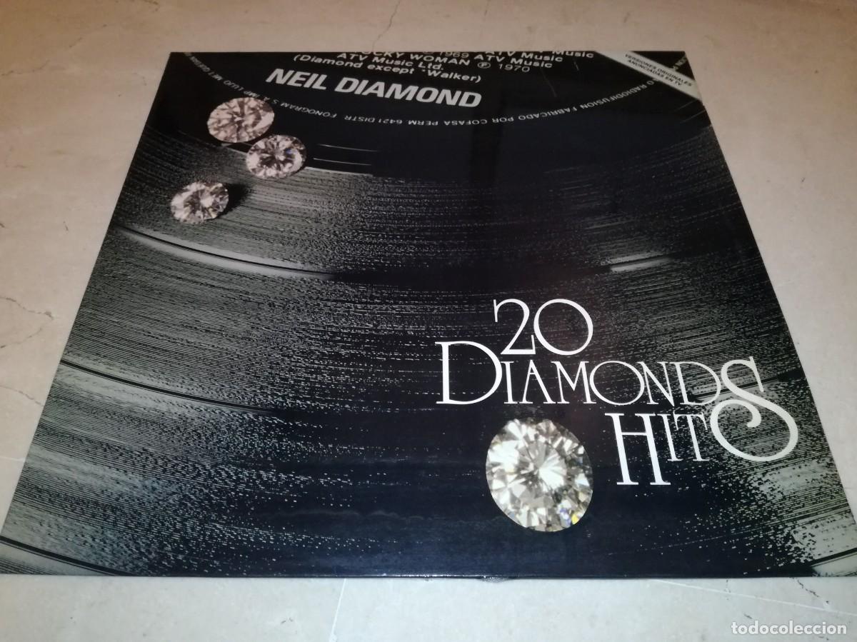 Discos de vinilo: NEIL DIAMOND-20 DIAMONDS HITS-ORIGINAL ESPA&Ntilde;OL 1979-VINILO EN EXCELENTE ESTADO