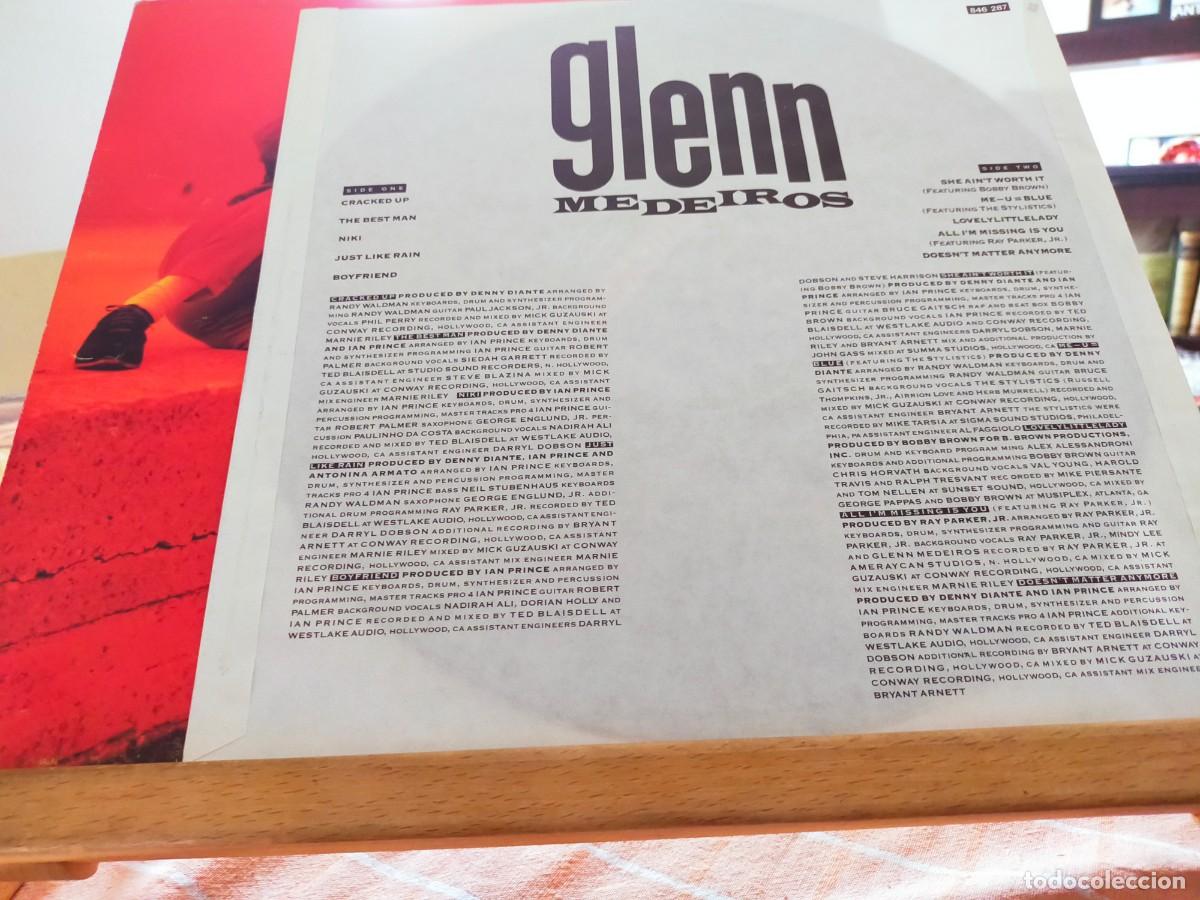 Discos de vinilo: GLEN MEDEIROS. MERCURY. PHONOGRAM. 10 TEMAS. 1990 - Foto 2