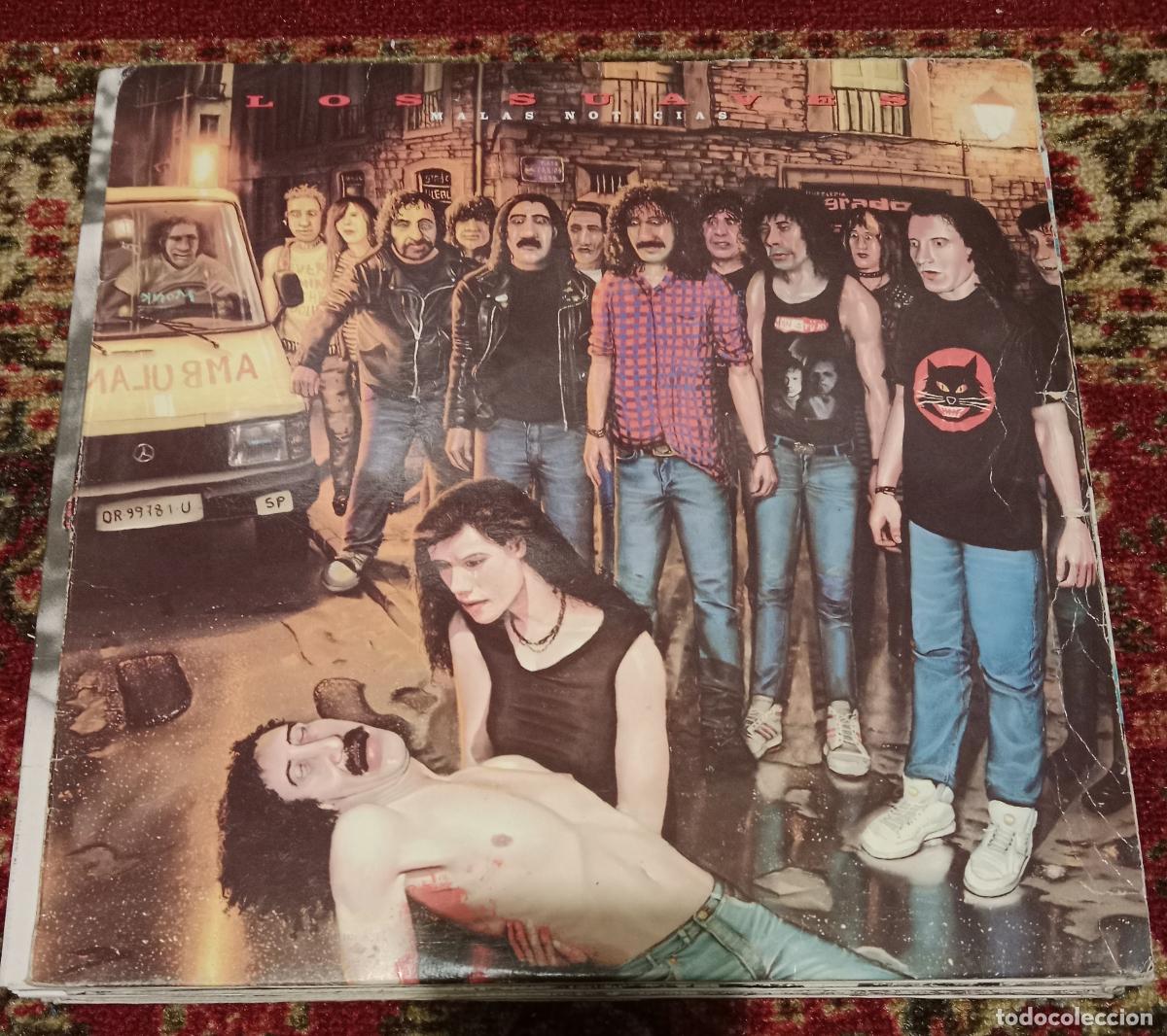 Discos de vinilo: Los Suaves &ndash; Malas Noticias Lp Espa&ntilde;a 1993