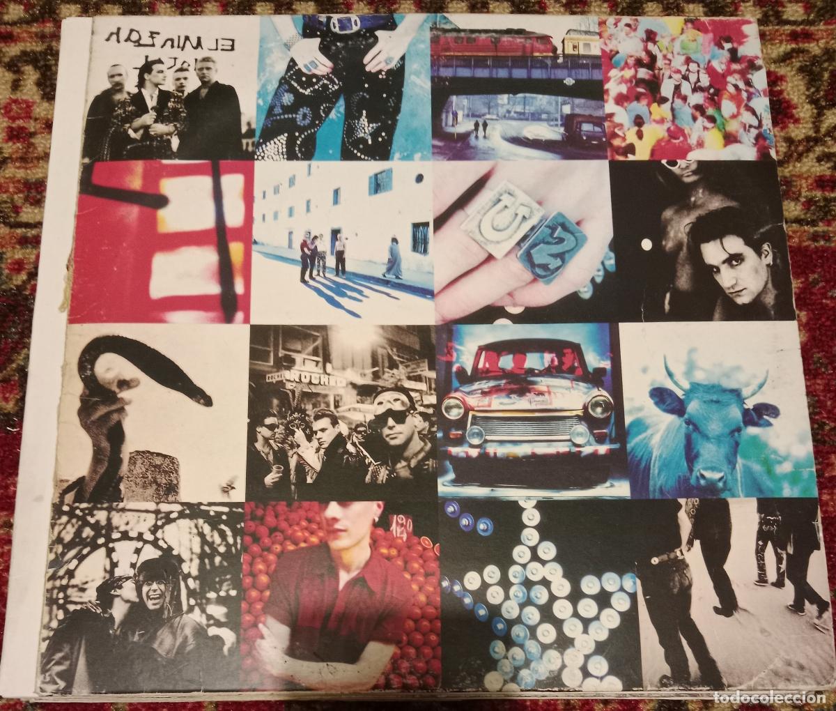 Discos de vinilo: U2 &ndash; Achtung Baby Lp Espa&ntilde;a 1991