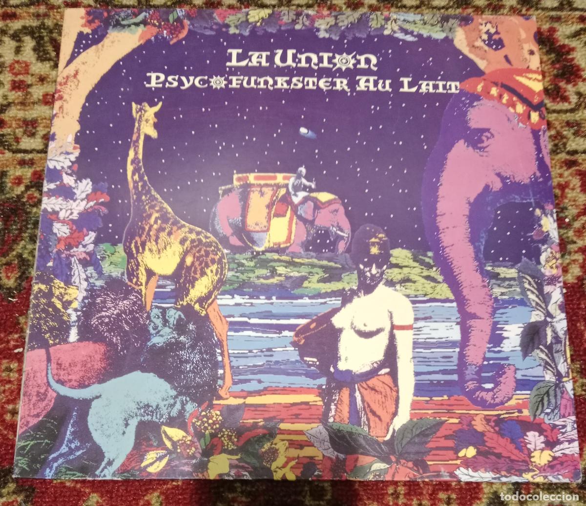 Discos de vinilo: La Union &ndash; Psychofunkster Au Lait Lp Espa&ntilde;a 1993