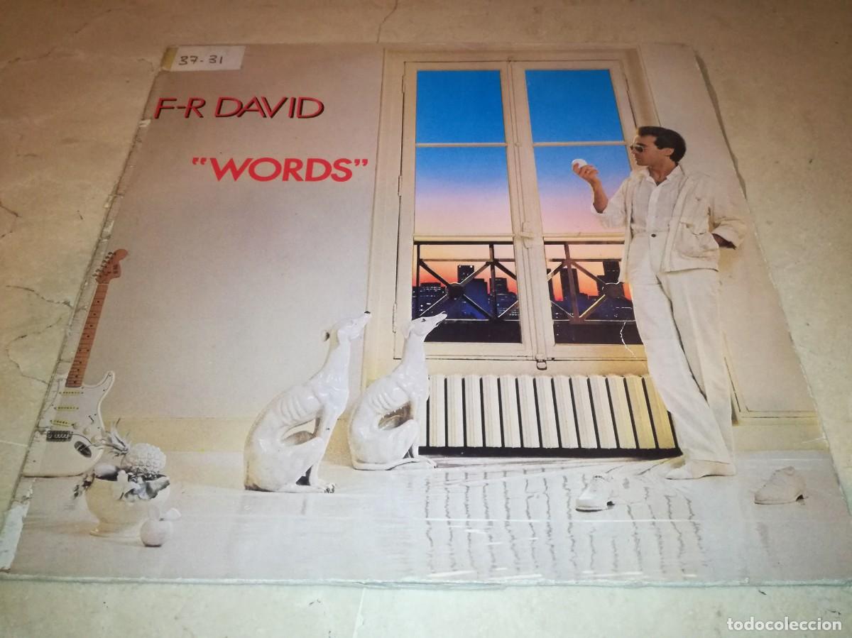 Discos de vinilo: F. R. DAVID-WORDS-ORIGINAL ESPA&Ntilde;OL 1982