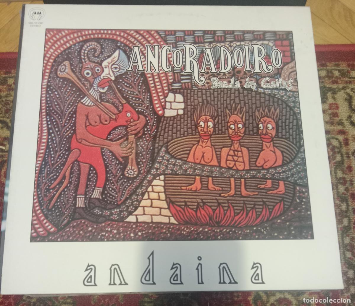 Discos de vinilo: Banda De Gaitas Ancoradoiro &ndash; Andaina Lp Espa&ntilde;a 1992