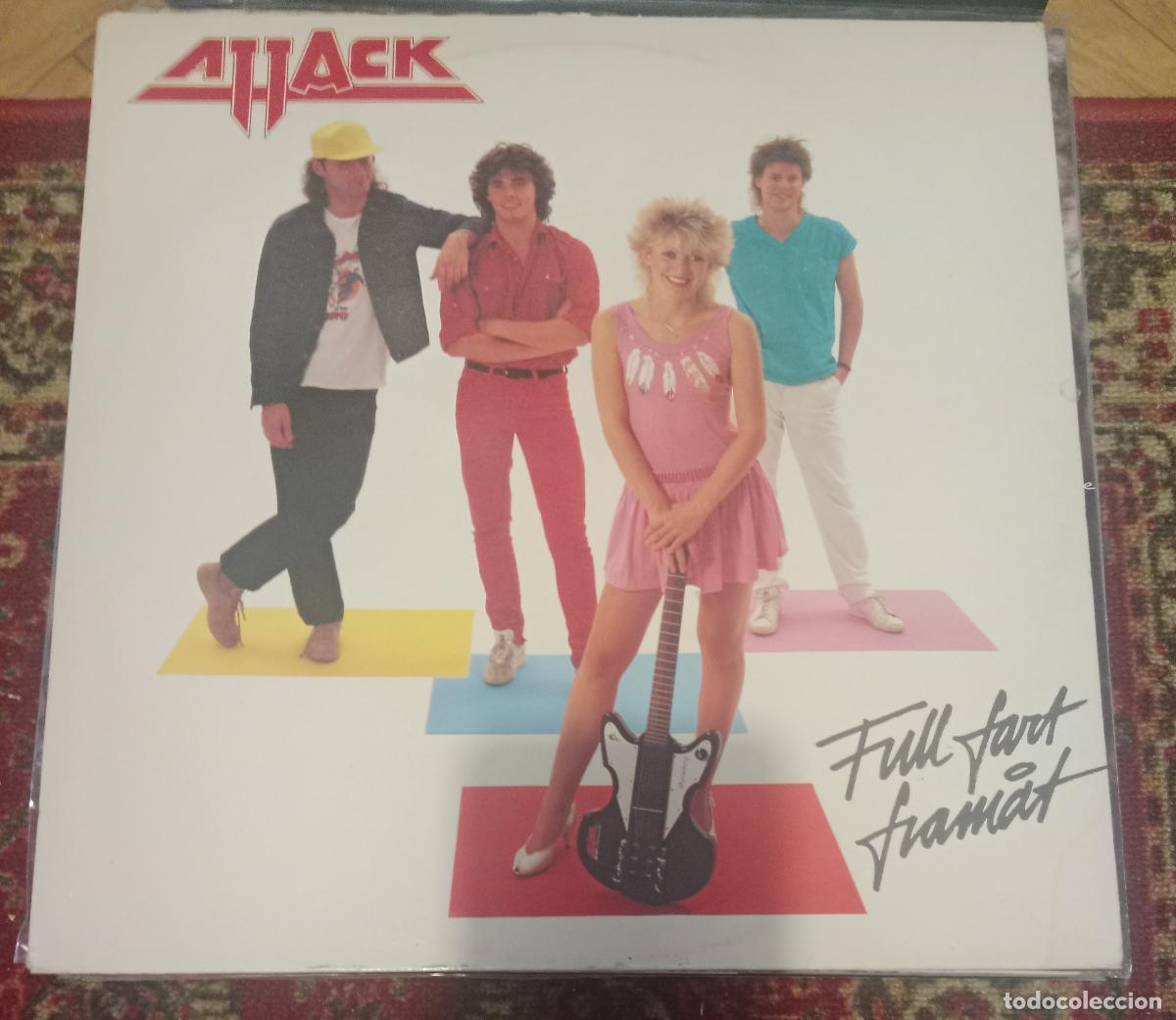 Discos de vinilo: Attack &ndash; Full Fart Fram&aring;t Lp Suecia 1982