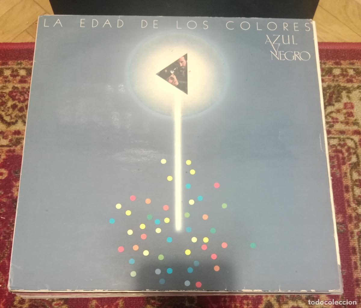Discos de vinilo: Azul Y Negro &ndash; La Edad De Los Colores Lp Espa&ntilde;a 1982
