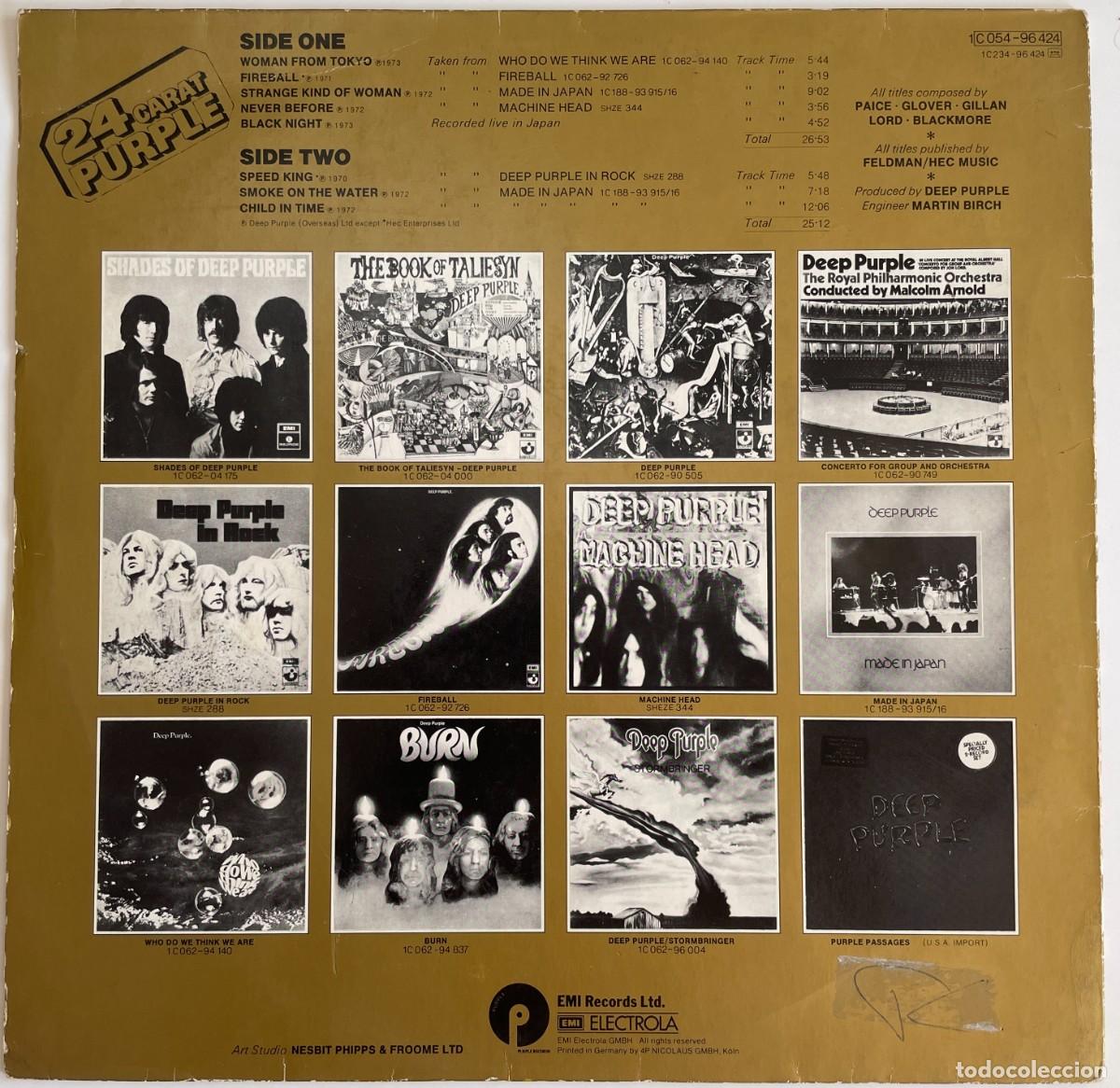 Discos de vinilo: Deep Purple - 24 carat purple - Foto 2