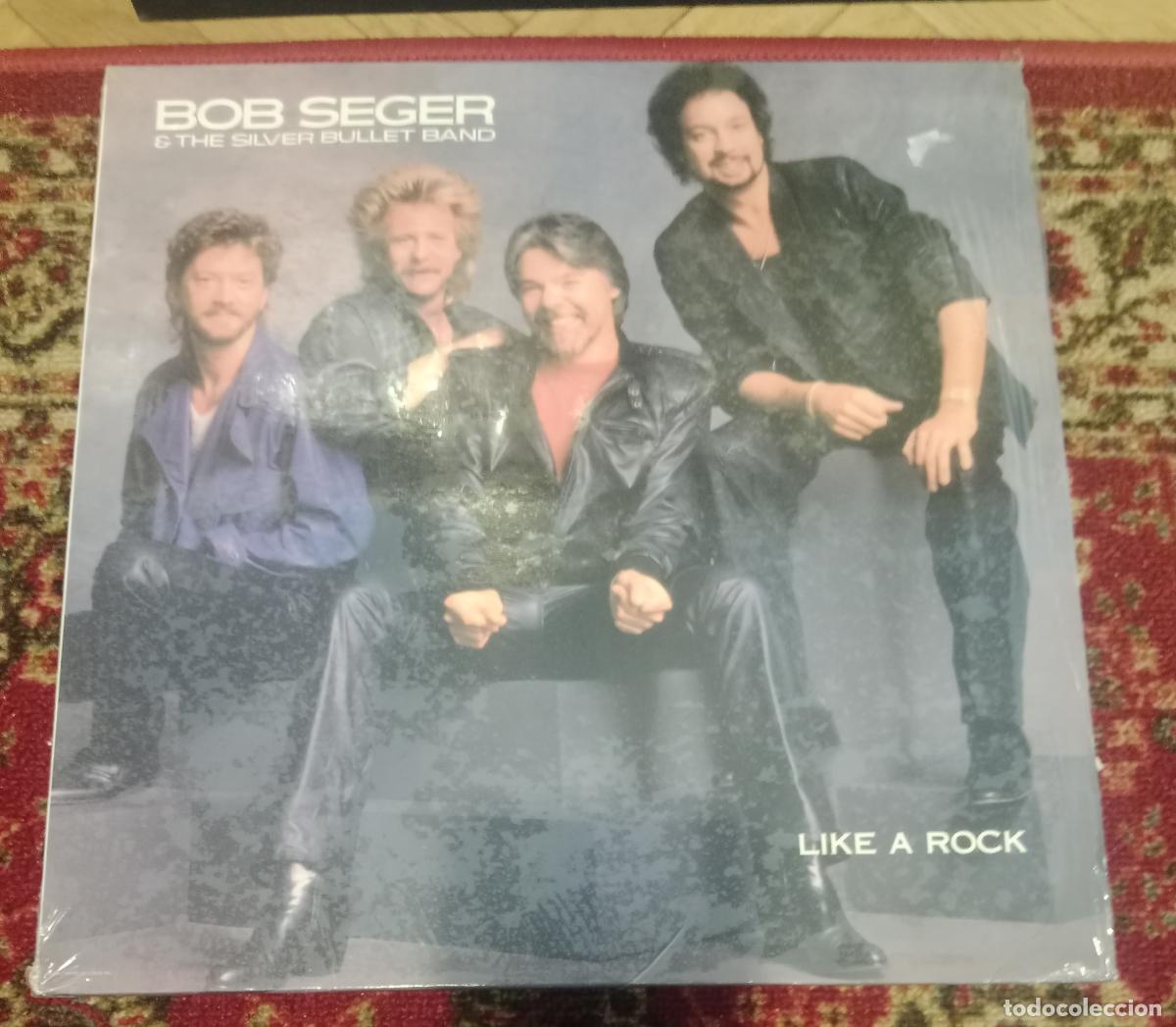 Discos de vinilo: Bob Seger & The Silver Bullet Band &ndash; Like A Rock Lp Espa&ntilde;a 1986