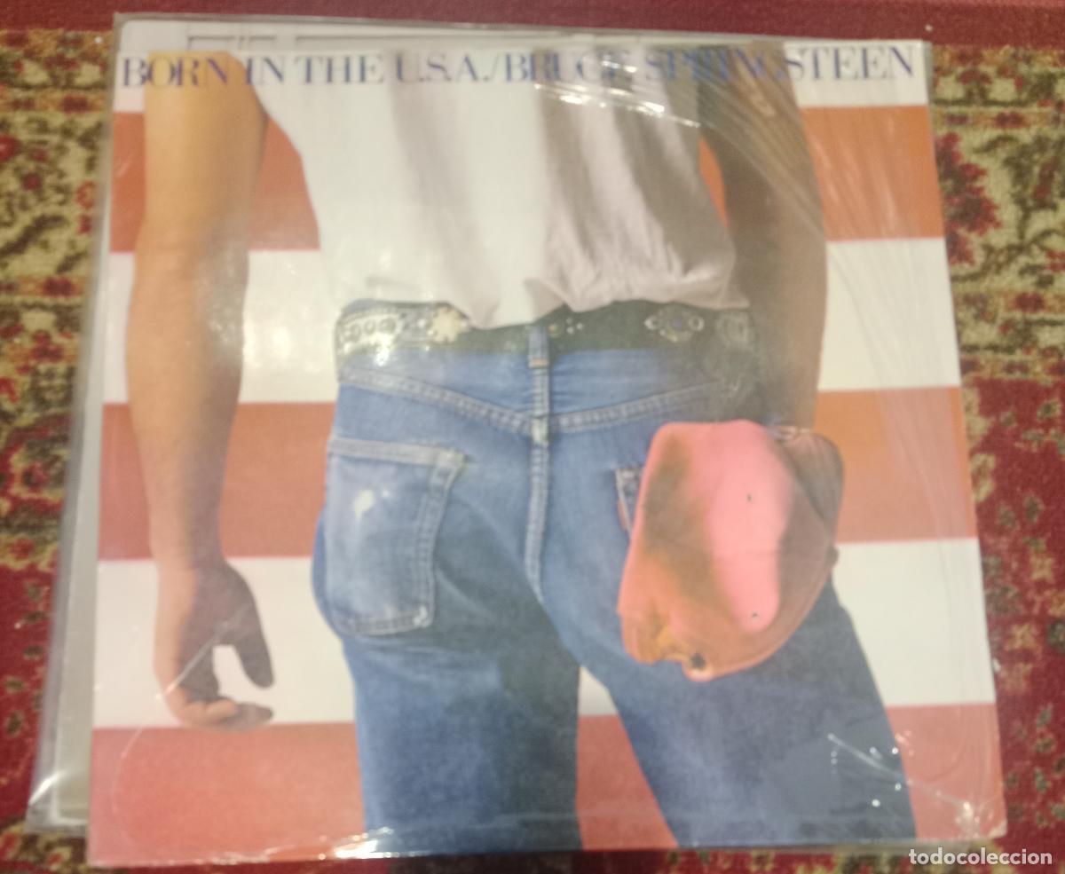 Disques de vinyle: Bruce Springsteen &ndash; Born In The U.S.A. Lp Espa&ntilde;a 1984