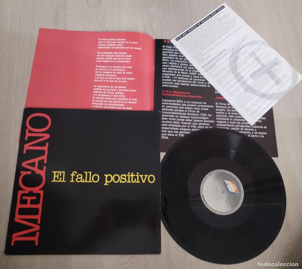 Discos de vinilo: MECANO - EL FALLO POSITIVO ..EDICION EN MAXISINGLE DE BMG - ARIOLA DE 1992 . COMPLETO CON LIBRETO