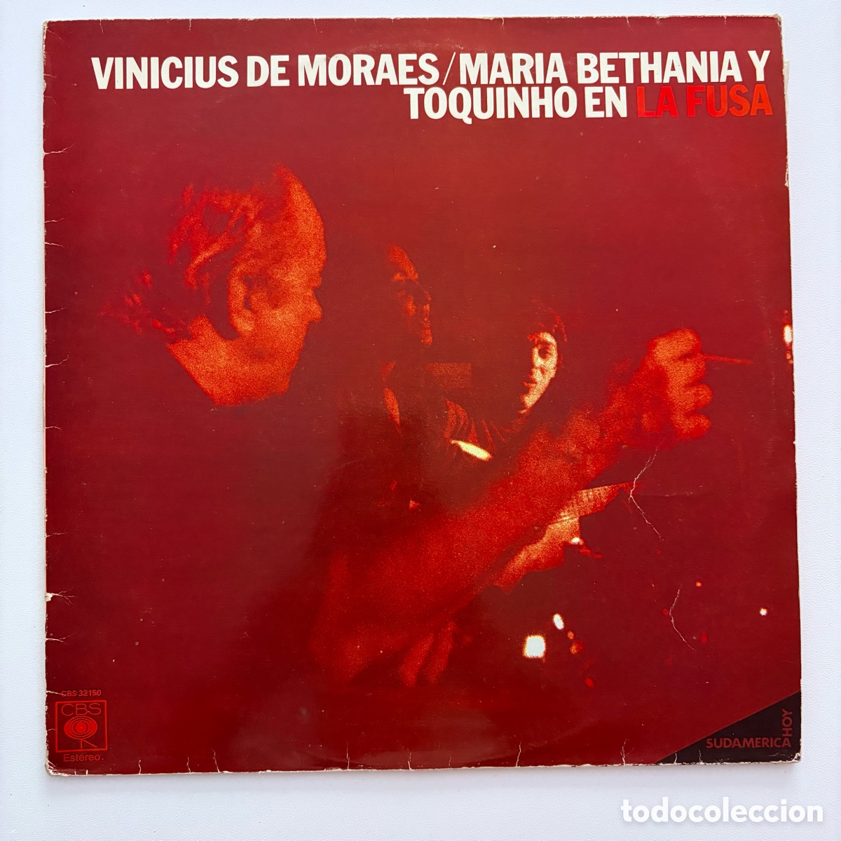 Discos de vinilo: lp Vinicius De Moraes Maria Bethania Y Toquinho En &rdquo;La Fusa&rdquo; (Mar Del Plata) edicion espa&ntilde;ola 1982