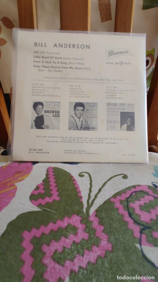 Discos de vinilo: BILL ANDERSON-EP STILL +3-BUEN ESTADO - Foto 2