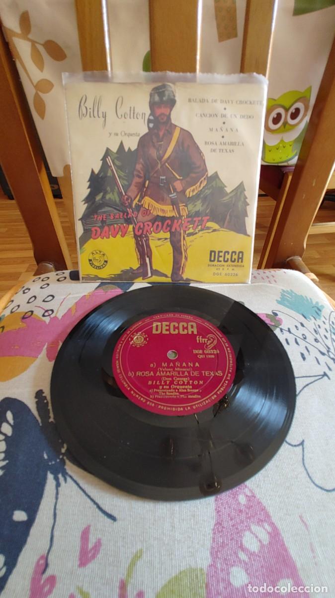 Discos de vinilo: BILLY COTTON-EP BALADA DE DAVY CROCKETT +3