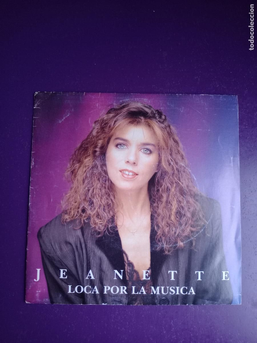 Discos de vinilo: Jeanette &ndash; Loca Por La M&uacute;sica - Sg TWINS 1989 - SIN USO EN VINILO - DISCO POP