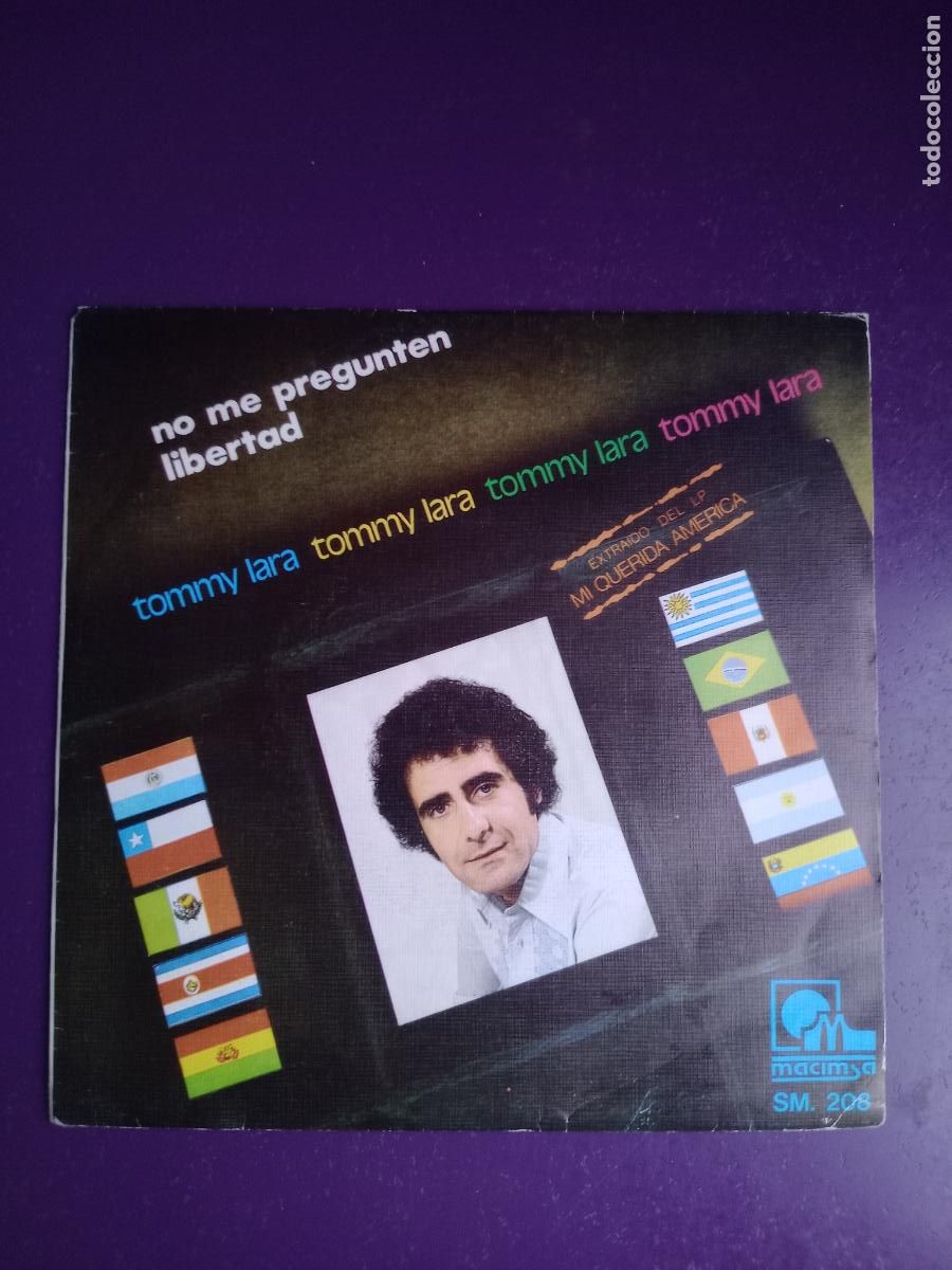 Discos de vinilo: TOMMY LARA Sg MACIMSA 1978 - NO ME PREGUNTEN / LIBERTAD - RARO -