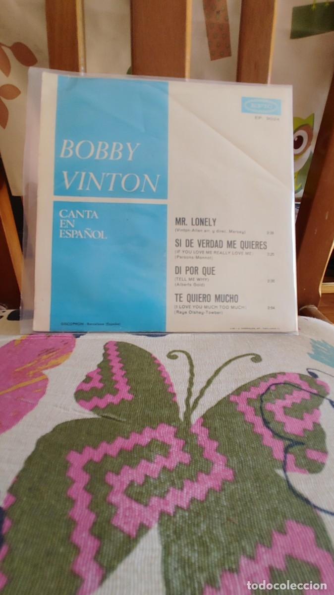 Discos de vinilo: BOBBY VINTON-EP MR. LONELY +3-NUEVO - Foto 2