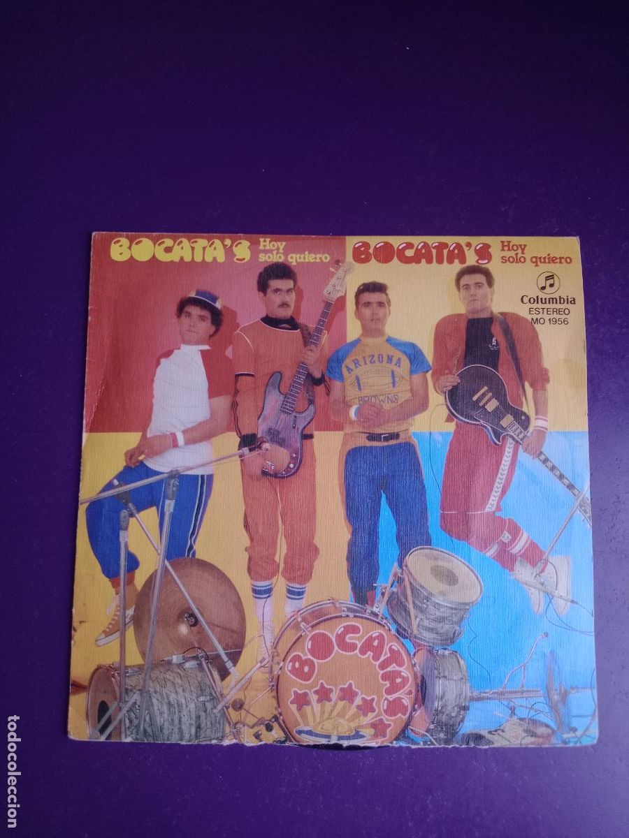 Discos de vinilo: Bocata's &ndash; Hoy Solo Quiero - Sg COLUMBIA 1980 - POP 80'S - POCO USO EN VINILO