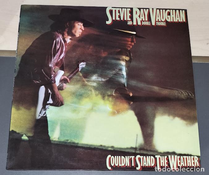Discos de vinilo: Stevie Ray Vaughan - Couldn't Stand The Weather - LP Epic ref. EPC 465571 1. Ed. espa&ntilde;ola 1990.