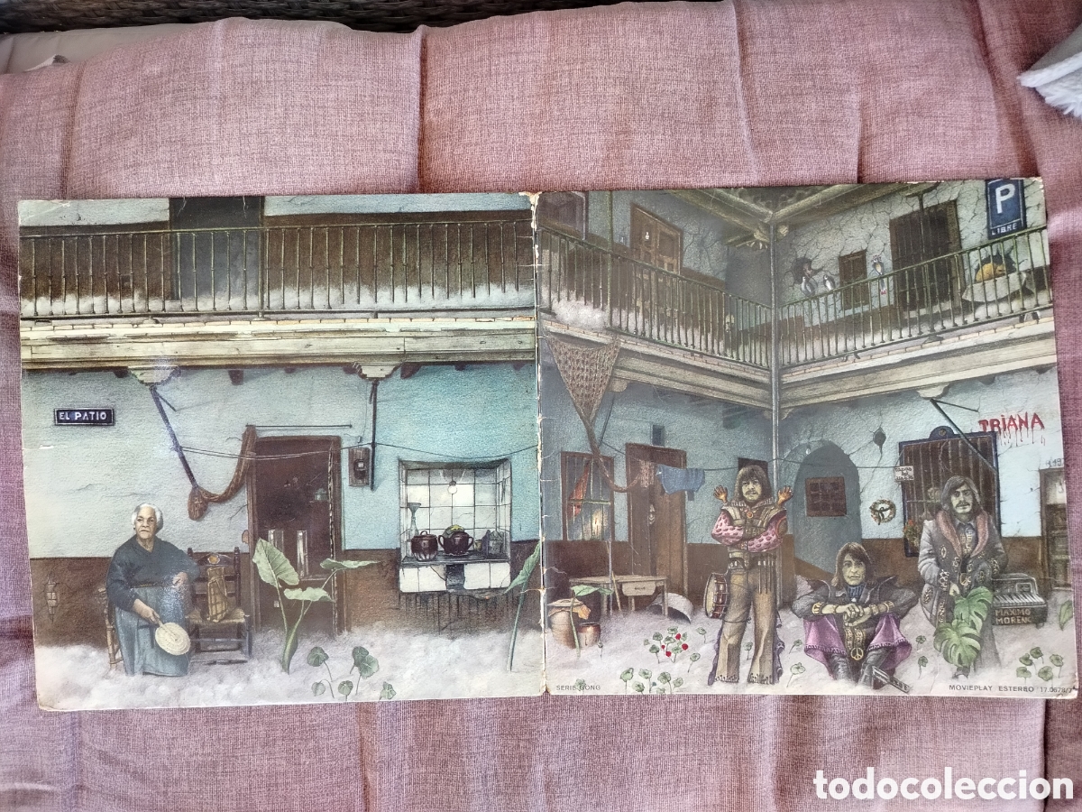 Discos de vinilo: Triana LP El Patio 1975 - Foto 2