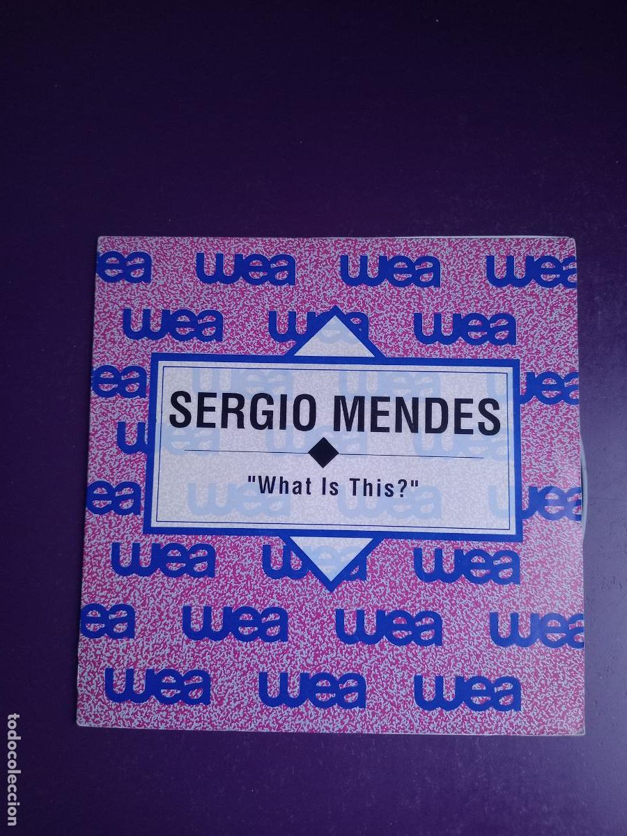 Discos de vinilo: Sergio Mendes*&ndash; What Is This? - Sg WEA ELEKTRA 1992 - BRASIL JAZZ BOSSA - SIN USO