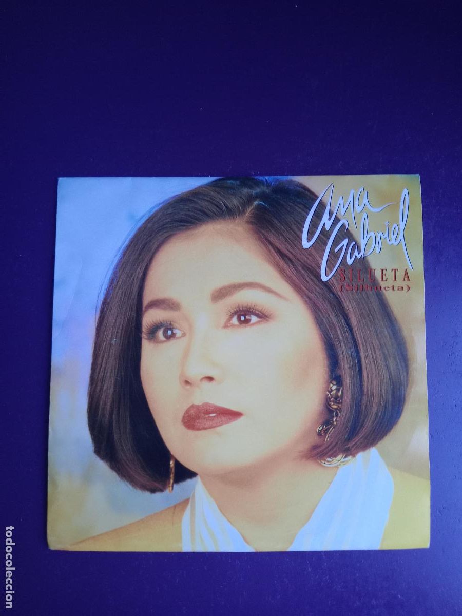 Discos de vinilo: Ana Gabriel &ndash; Silueta - Sg EPIC PROMO 1992 - MEXICO POP