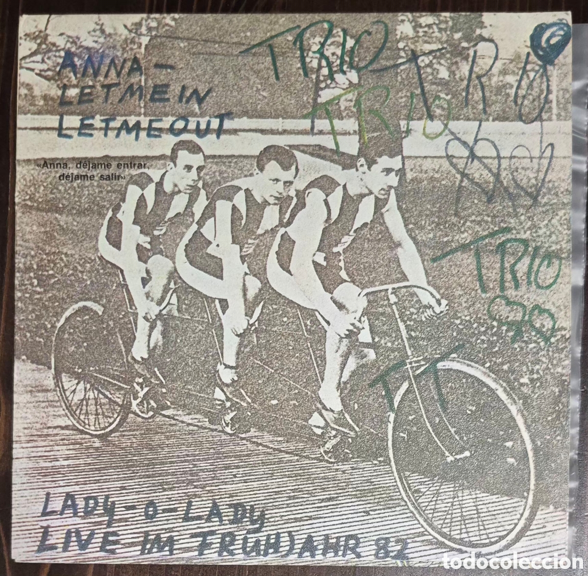Discos de vinilo: SINGLE - TRIO - ANNA LETMEIN LETMEOUT