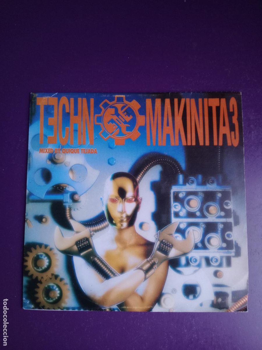 Discos de vinilo: Technomakinita 3 - Sg BASIC MIX 1992 - PROMO - 8 TEMAS MIXED QUIQUE TEJADA - HOUSE TECHNO